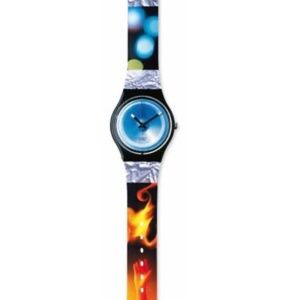 Rare 1996 Swatch Watch Vintage Artist Rex Ray Fire & Ice collection